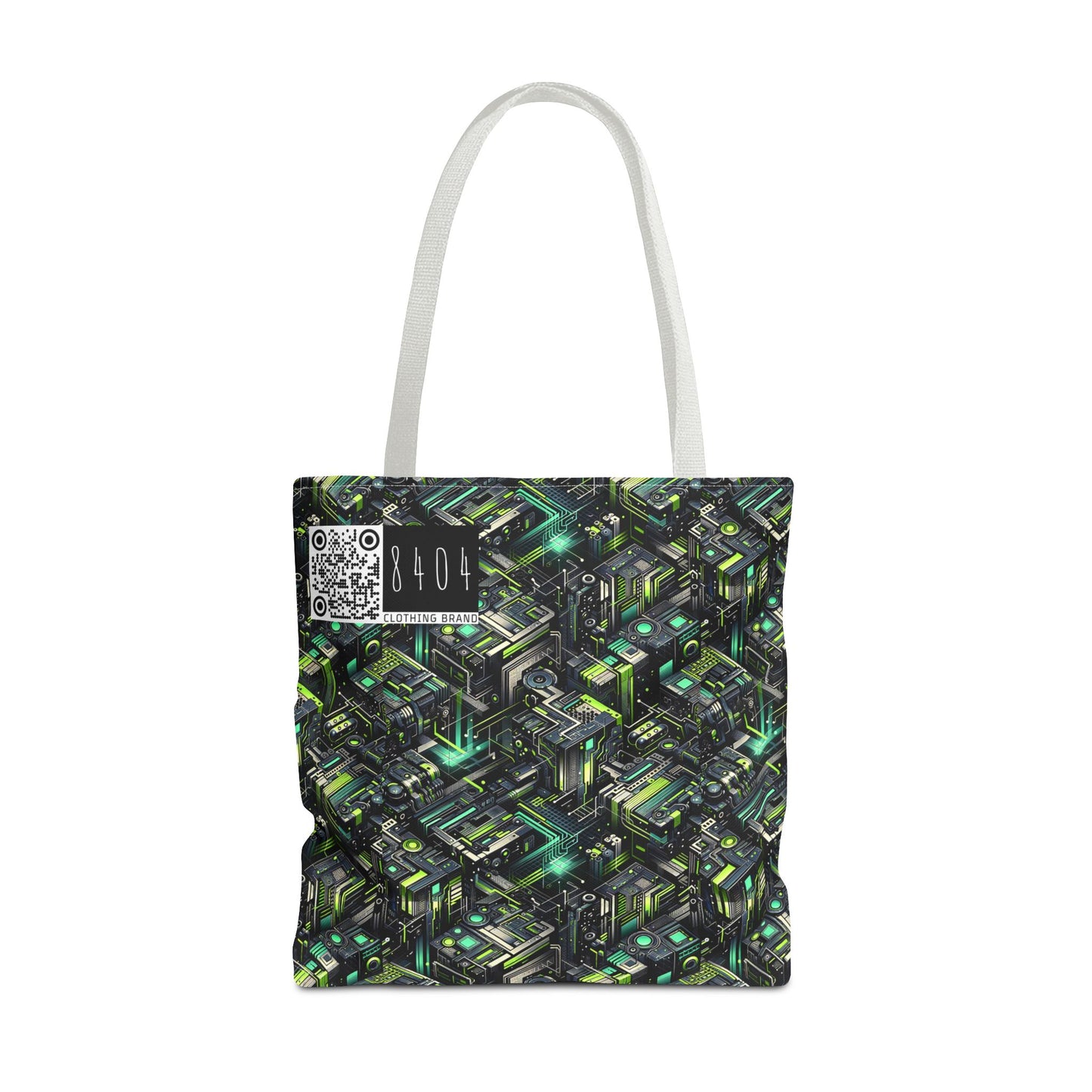 Tech-Infused Graphics Tech-Forward Streetwear Tote Bag - 8404 Design-47