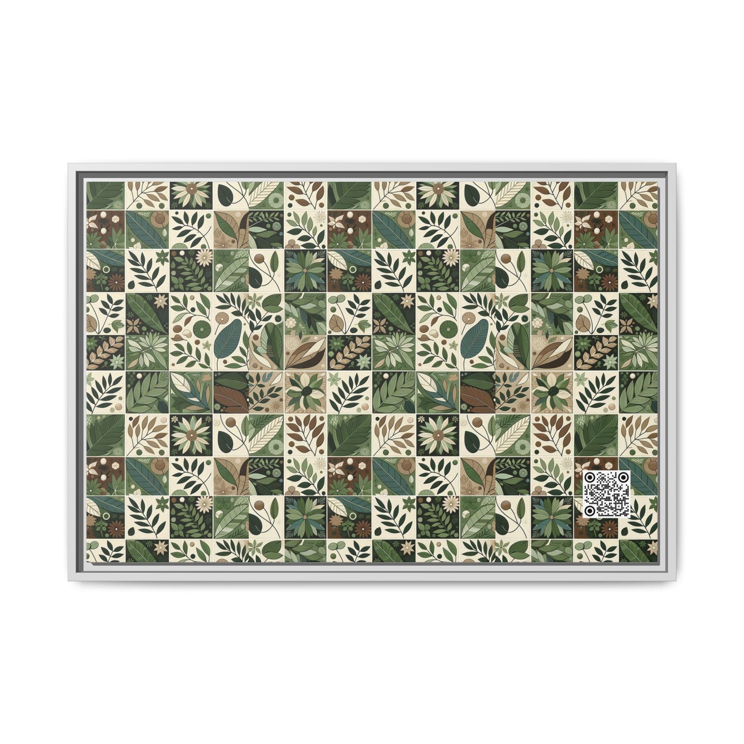 Streetwear Sustainability Environmentally Conscious Streetwear with a Natural Aesthetic Matte Canvas, Framed (multi-color) - 8404 Design-57 A