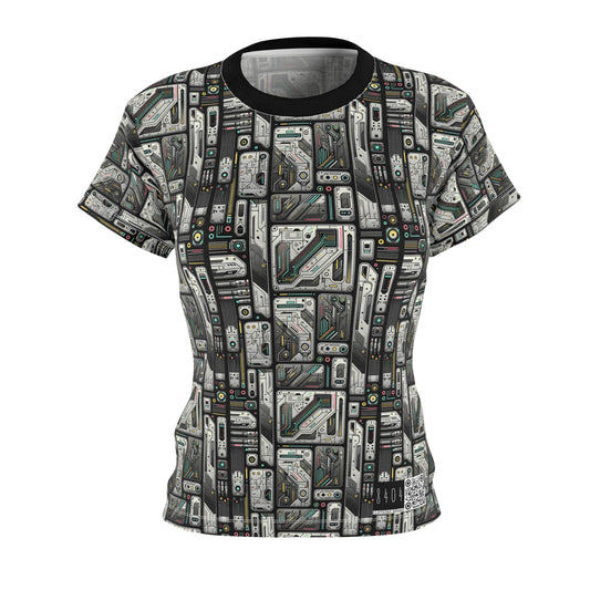 Tech Utility Gear Tech-Forward Minimalism Women's Cut & Sew Tee - 8404 Design-45