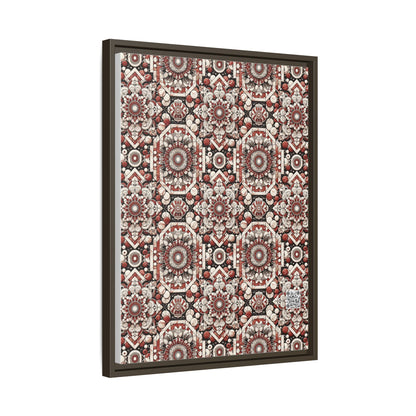 Neo Jomon Sculptural Aesthetics Artisanal Streetwear Matte Canvas, Framed (multi-Color) - 8404 Design-55 A