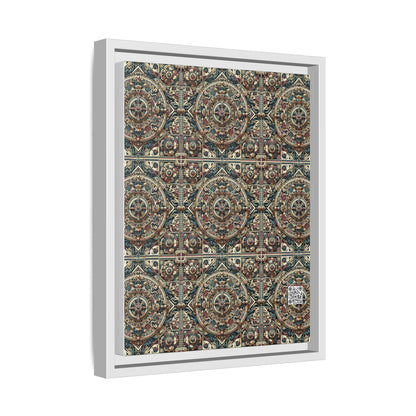 Urban Renaissance Historical Fusion With Street Edge Matte Canvas, Framed (multi-Color) - 8404 Design-57 A