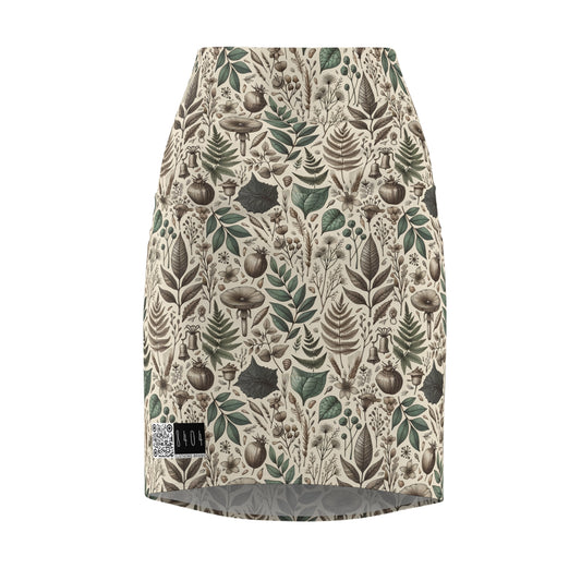 Sustainable Streetwear Modern Eco-Conscious Women's Pencil Skirt - 8404 Design-57