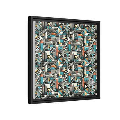 Digital Street Art Urban Street Style Matte Canvas, Framed (multi-color) - 8404 Design-81 B