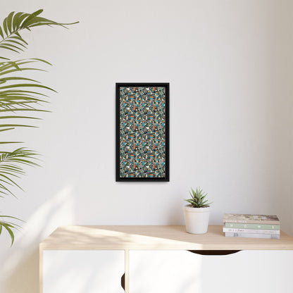 Digital Street Art Urban Street Style Matte Canvas, Framed (multi-color) - 8404 Design-81 B