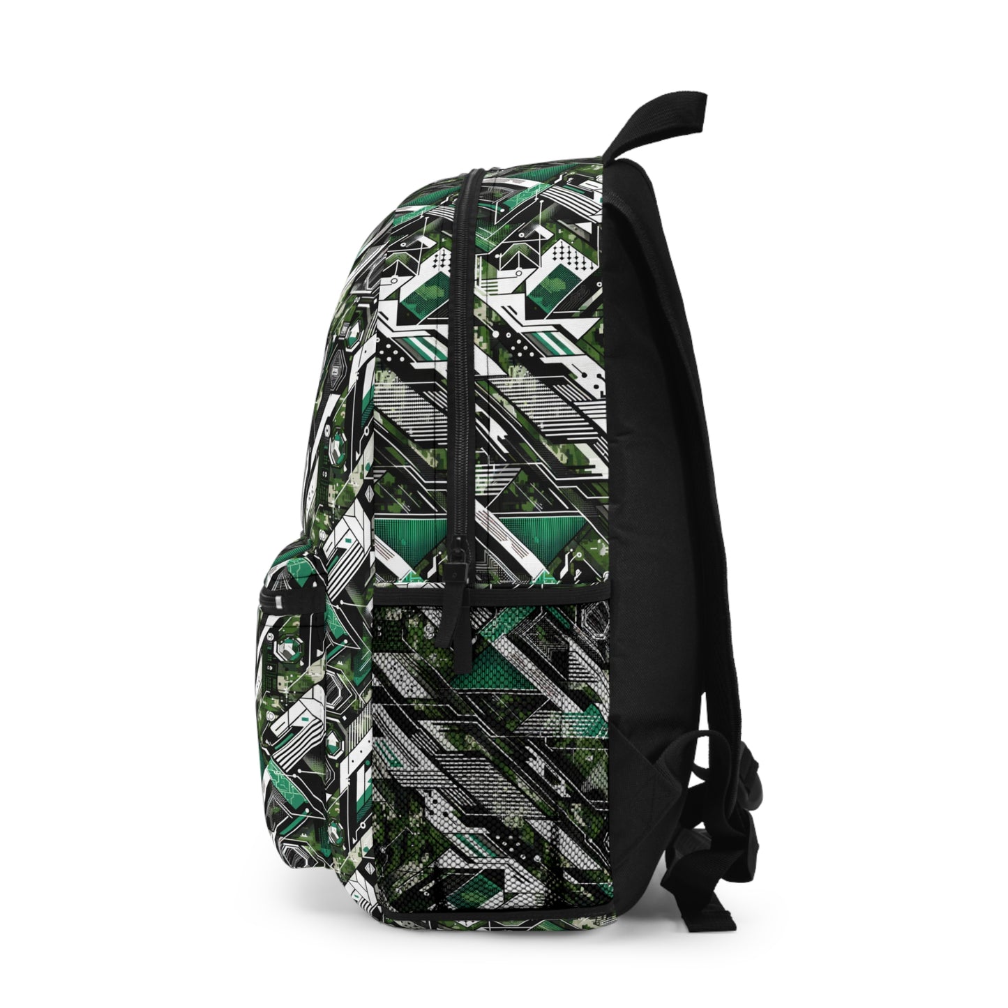 Tech Camo Fusion Tech-Forward Streetwear With a Futuristic Edge Backpack - 8404 Design-63