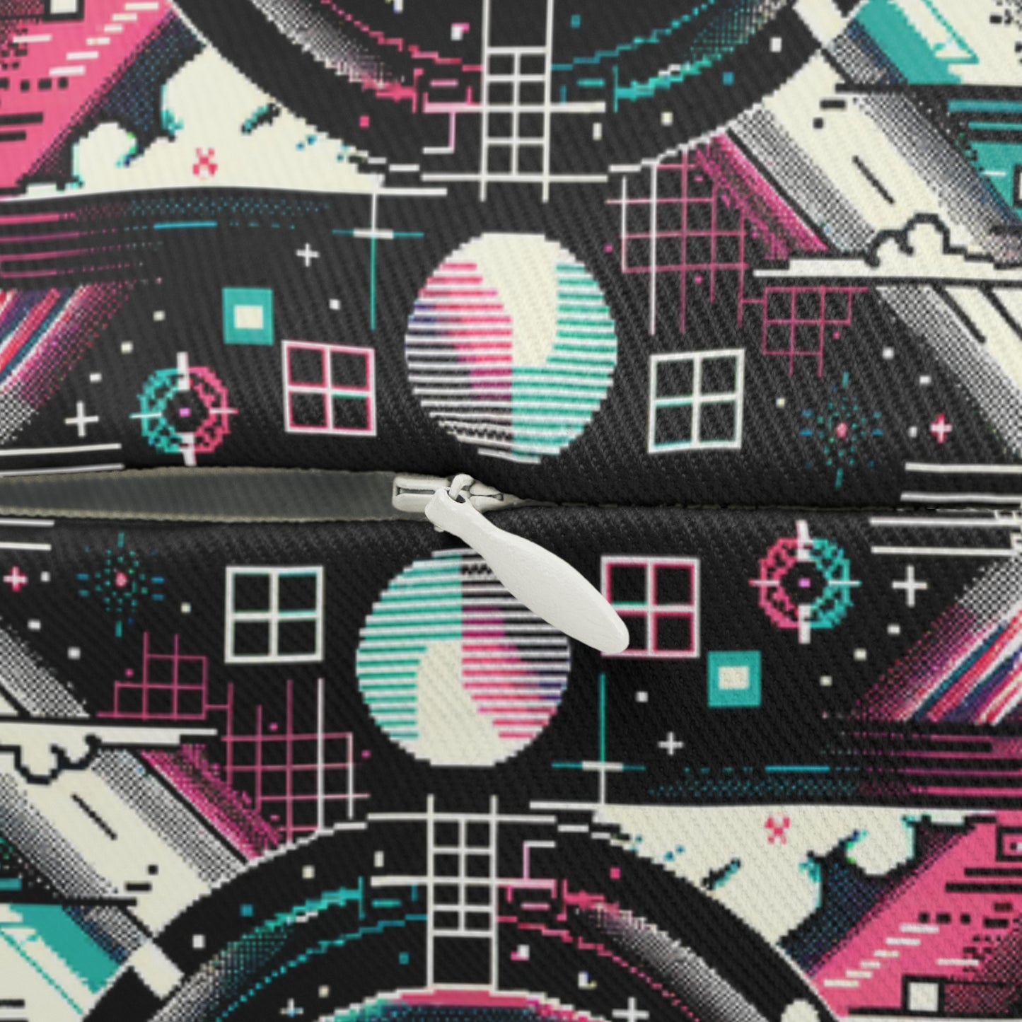 Digital Artistry Digital-native Streetwear Spun Polyester Lumbar Pillow - 8404 Design-62 S