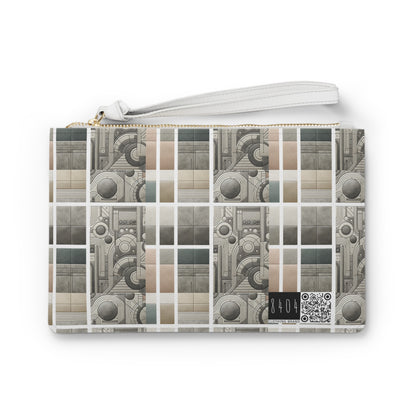 Tech Utility Chic Tech-Forward Minimalist Clutch Bag - 8404 Design-59