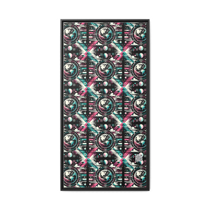 Digital Artistry Digital-native Streetwear Matte Canvas, Framed (multi-color) - 8404 Design-62 B
