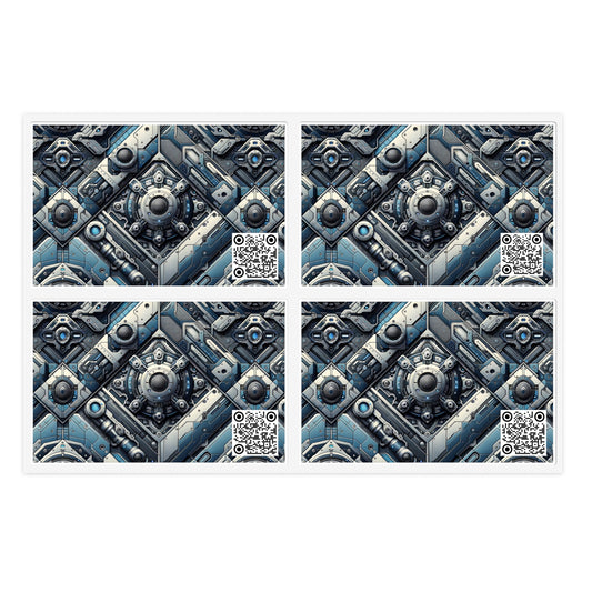 Tech Utility Fusion Tech-Forward Utility With a Futuristic Edge Sticker Sheets - 8404 Design-43