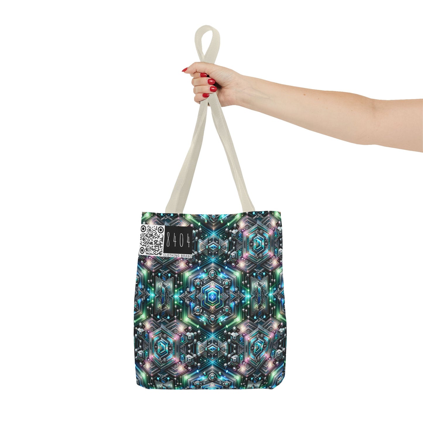 Tech-Infused Futurism Futuristic Tech Tote Bag - 8404 Design-63