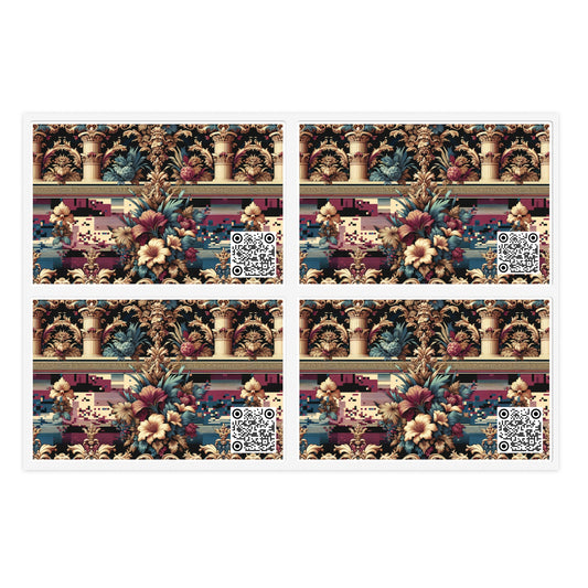 Digital Renaissance Modern Baroque Fusion Sticker Sheets - 8404 Design-58