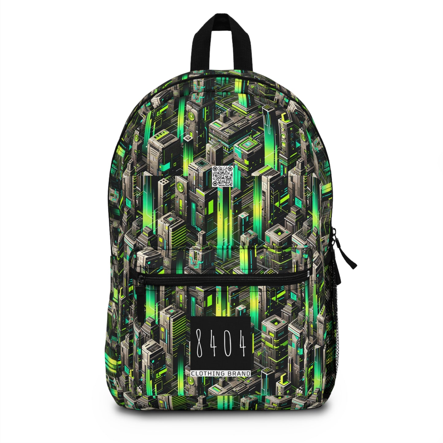 Digital Rebellion Tech-Forward Streetwear Backpack - 8404 Design-63