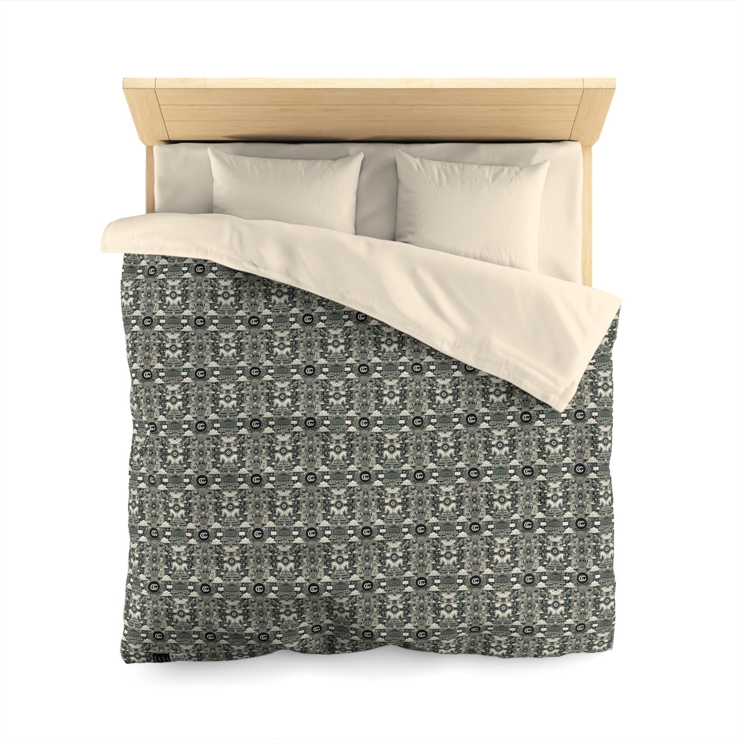 Cyber Garden Party Tech Garden Extravaganza Microfiber Duvet Cover - 8404 Design-54