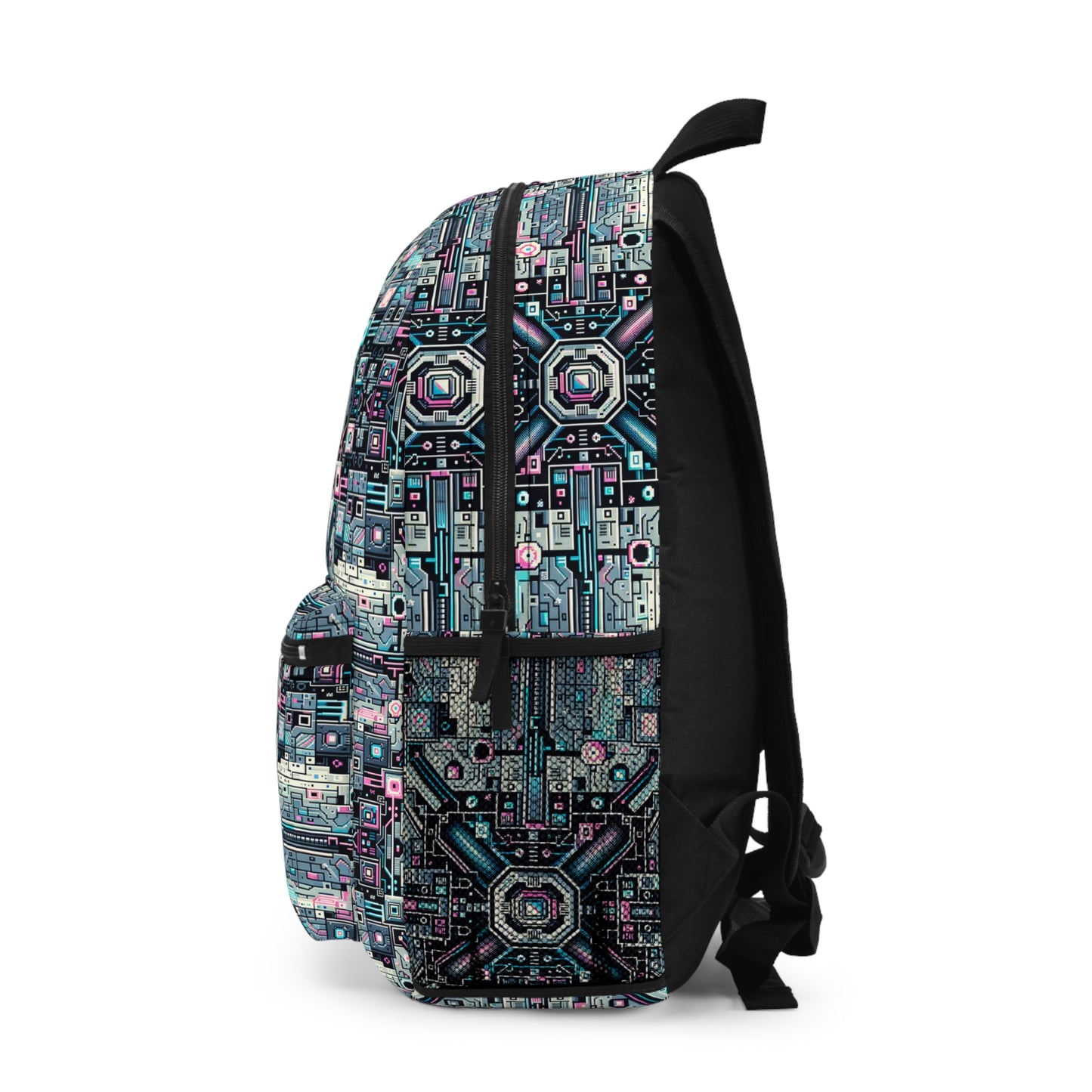 Digital Renaissance Tech-Forward Maximalism Backpack - 8404 Design-44