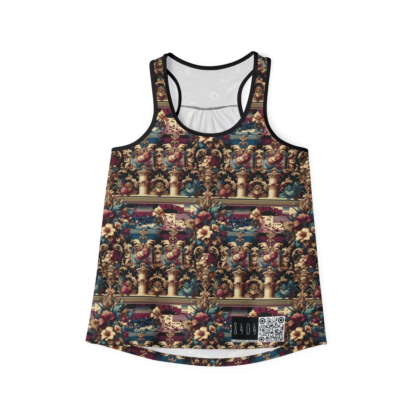 Digital Renaissance Modern Baroque Fusion Women's Tank Top - 8404 Design-58