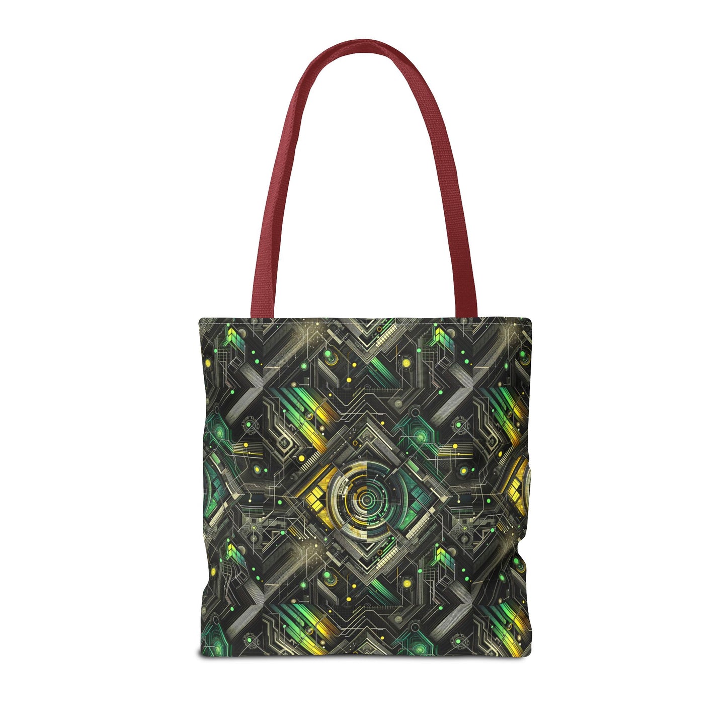 Tech Noir Graphics Tech-Inspired Streetwear Tote Bag - 8404 Design-57