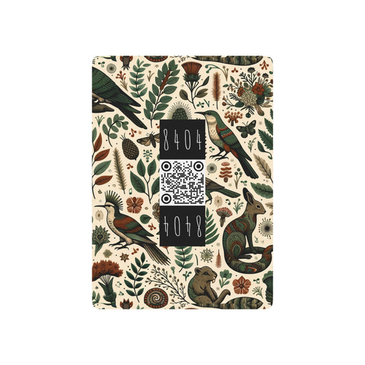 Urban Jungle Nature Meets Streetwear Poker Playing Cards - 8404 Design-64 B
