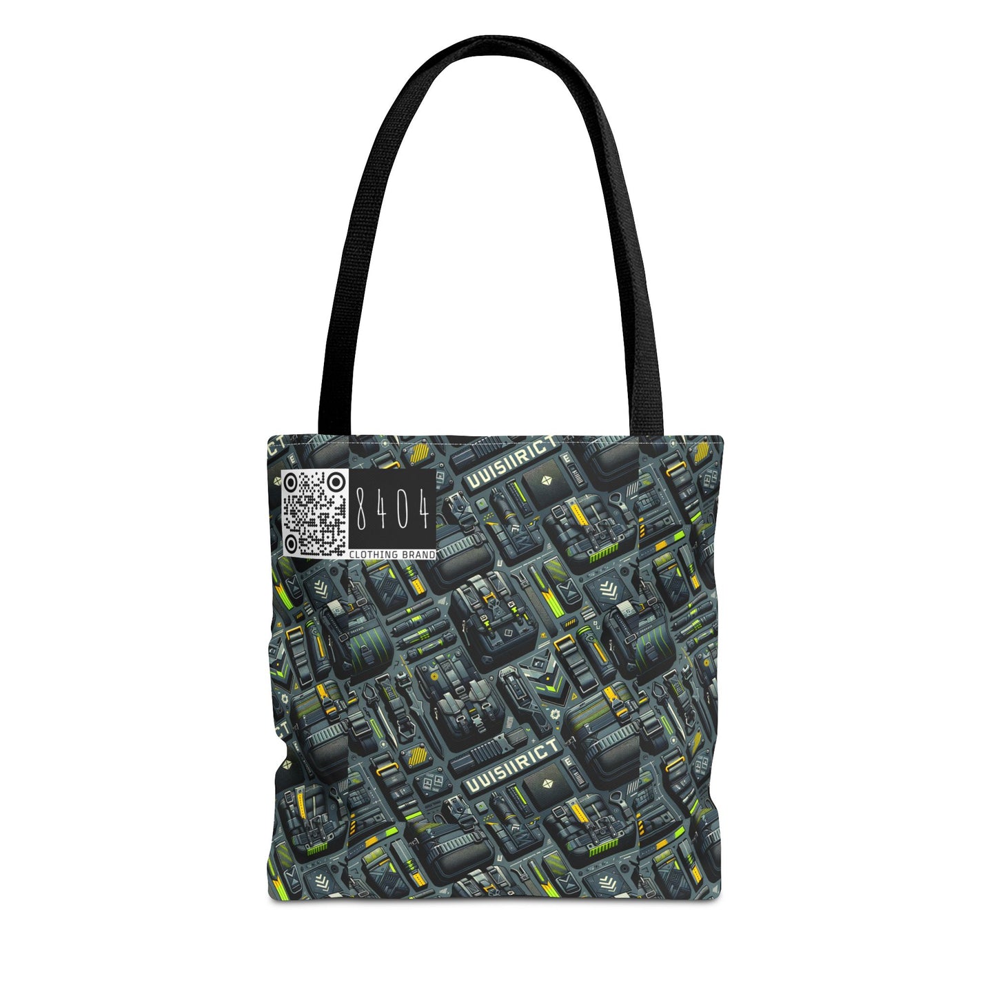 Tech Utility Streetwear Futuristic Tech-Forward Tote Bag - 8404 Design-47