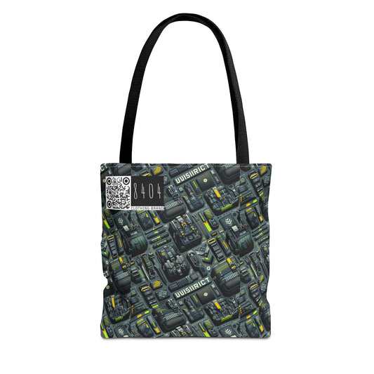 Tech Utility Streetwear Futuristic Tech-Forward Tote Bag - 8404 Design-47