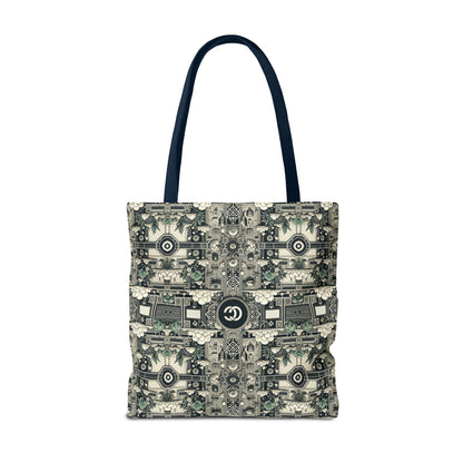 Cyber Garden Party Tech Garden Extravaganza Tote Bag - 8404 Design-54