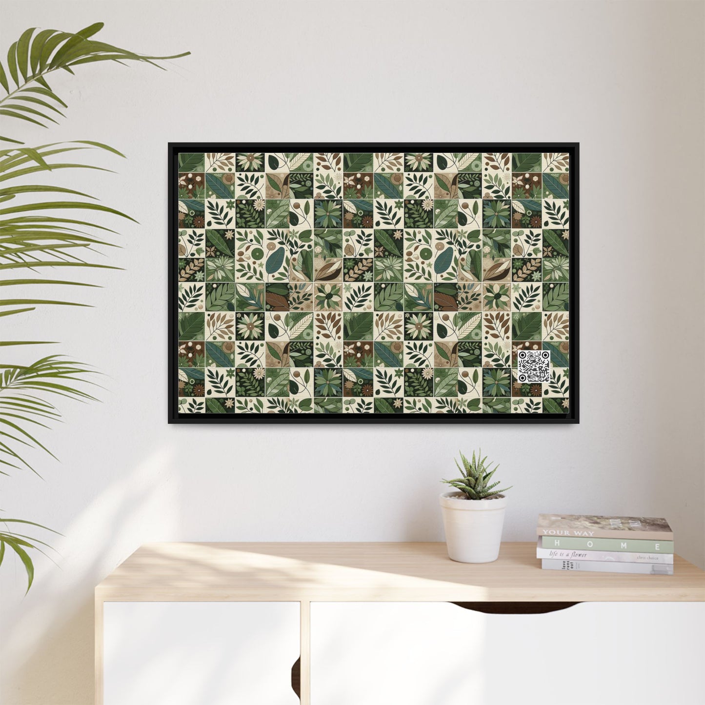 Streetwear Sustainability Environmentally Conscious Streetwear with a Natural Aesthetic Matte Canvas, Framed (multi-color) - 8404 Design-57 A