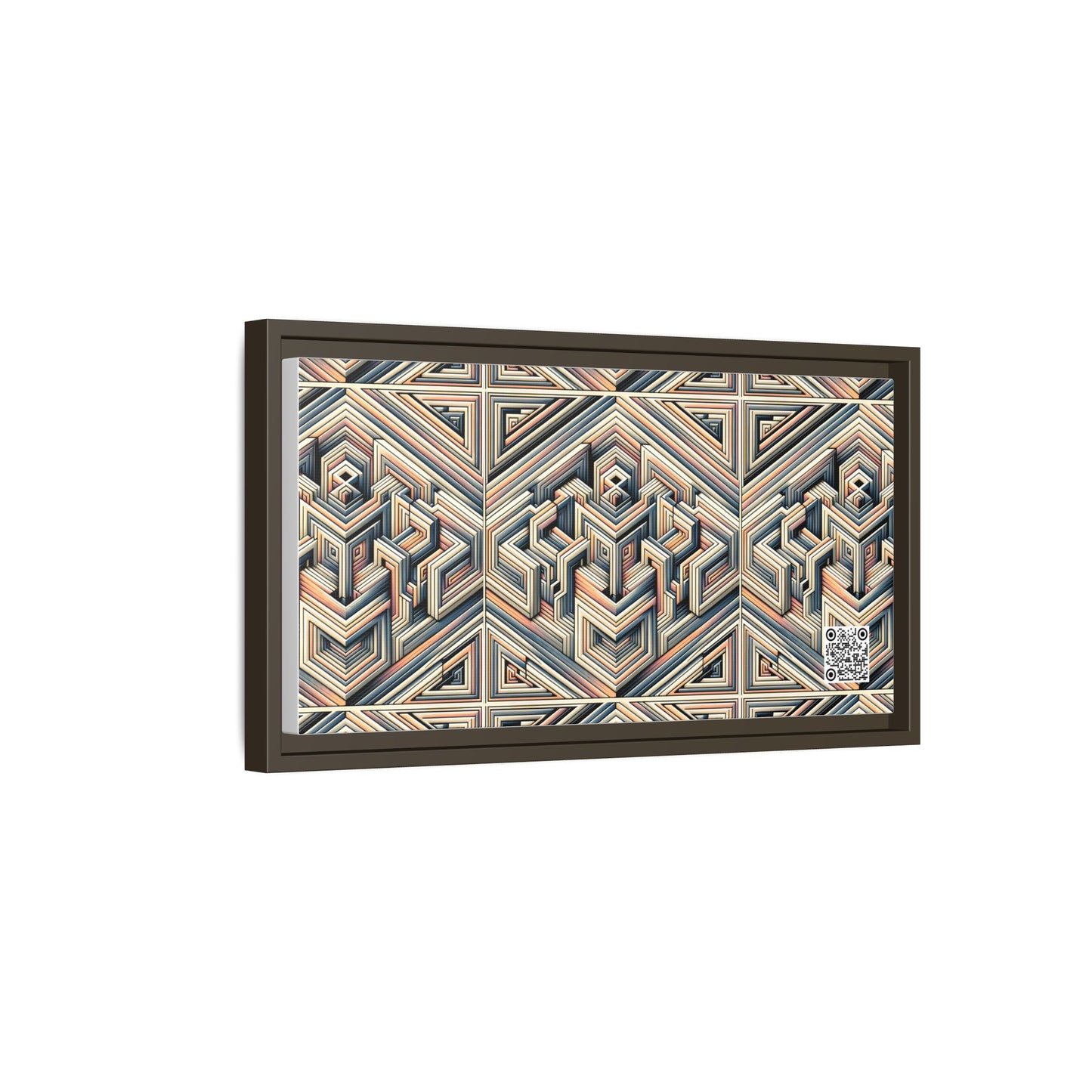 Tech Illusion Graphics Futuristic Artistry Matte Canvas, Framed (multi-color) - 8404 Design-52 B