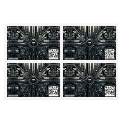 Tech Noir Futuristic Tech Aesthetic with a Dark Twist Sticker Sheet - 8404 Design-68