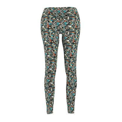 Digital Street Art Urban Street Style Women's Cut & Sew Casual Leggings - 8404 Design-81