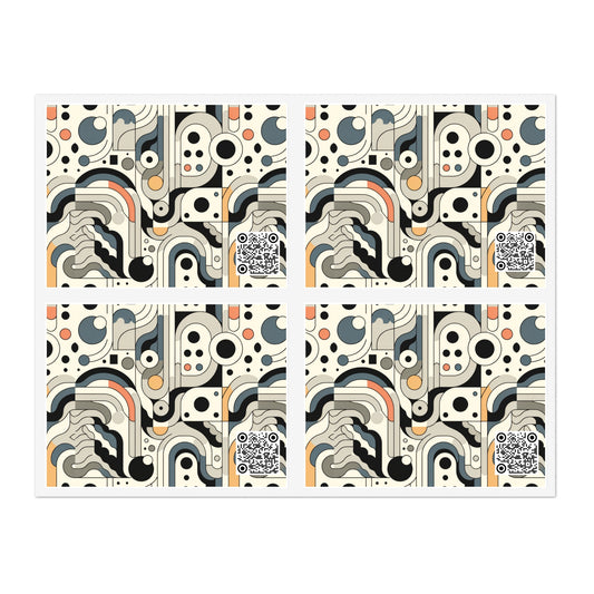 Modern Minimalism Minimalist Tech Sticker Sheets - 8404 Design-60
