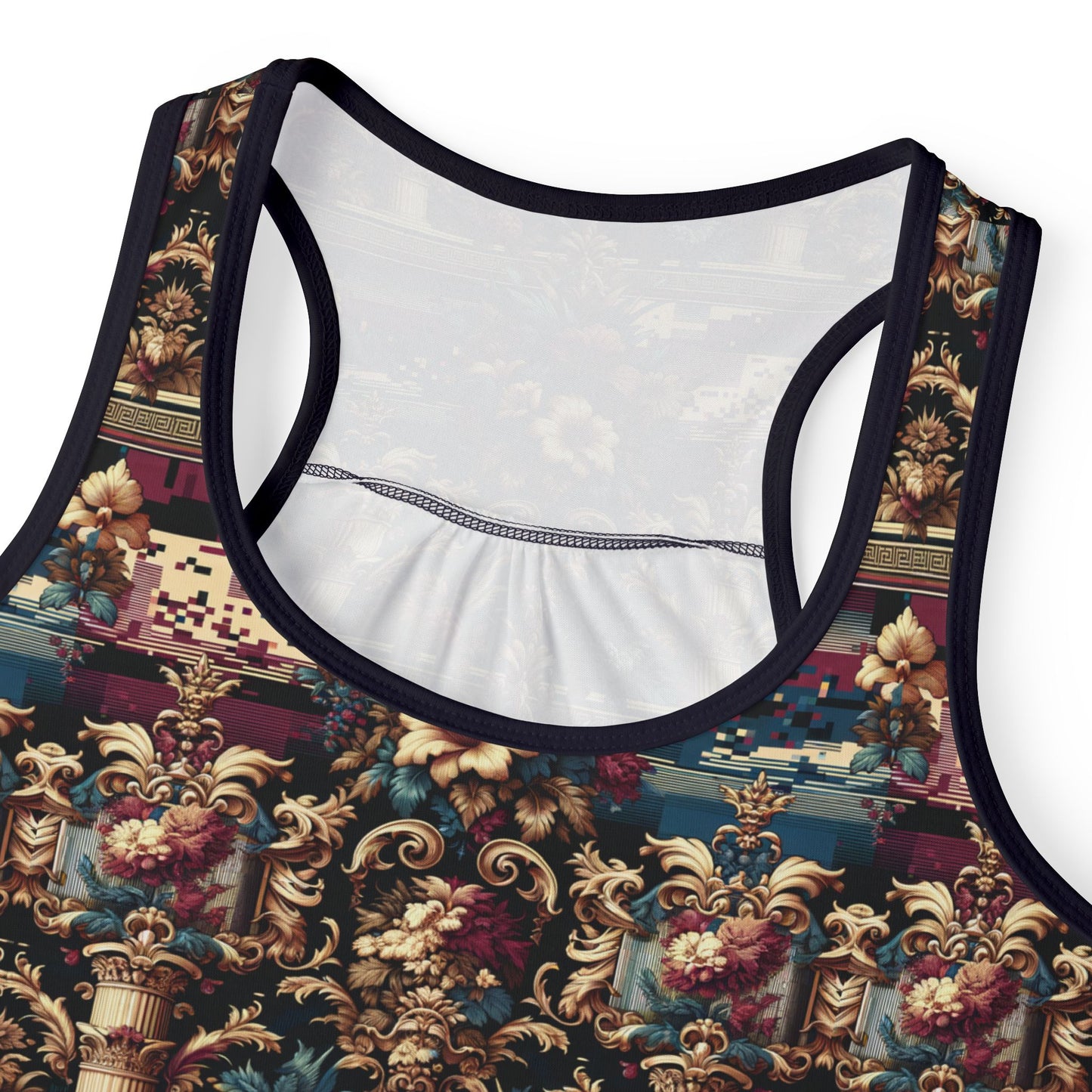 Digital Renaissance Modern Baroque Fusion Women's Tank Top - 8404 Design-58