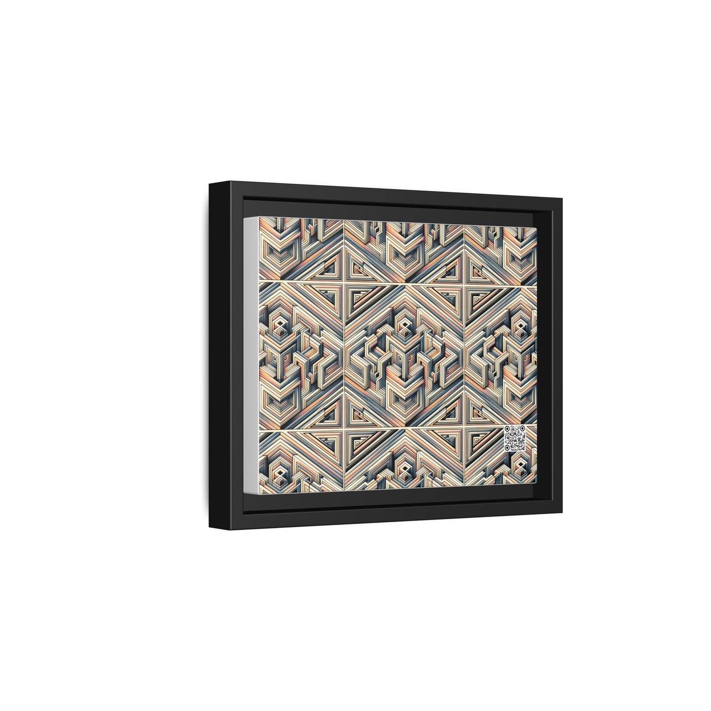 Tech Illusion Graphics Futuristic Artistry Matte Canvas, Framed (multi-color) - 8404 Design-52 B