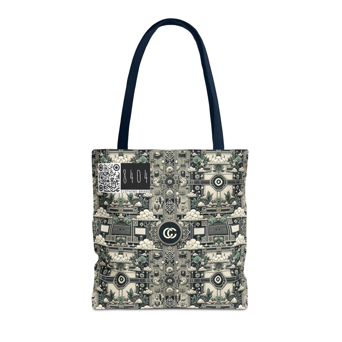 Cyber Garden Party Tech Garden Extravaganza Tote Bag - 8404 Design-54