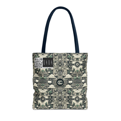 Cyber Garden Party Tech Garden Extravaganza Tote Bag - 8404 Design-54