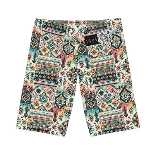 Digital Artisanal Fusion Digital Artisanal Women's Bike Shorts - 8404 Design-49