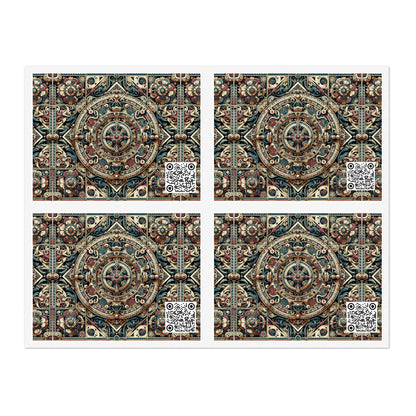 Urban Renaissance Historical Fusion With Street Edge Sticker Sheets - 8404 Design-57