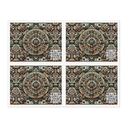Urban Renaissance Historical Fusion With Street Edge Sticker Sheets - 8404 Design-57