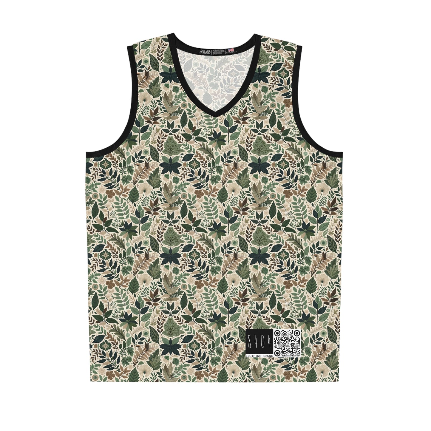 Streetwear Sustainability Environmentally Conscious Streetwear with a Natural Aesthetic Basketball Jersey - 8404 Design-57