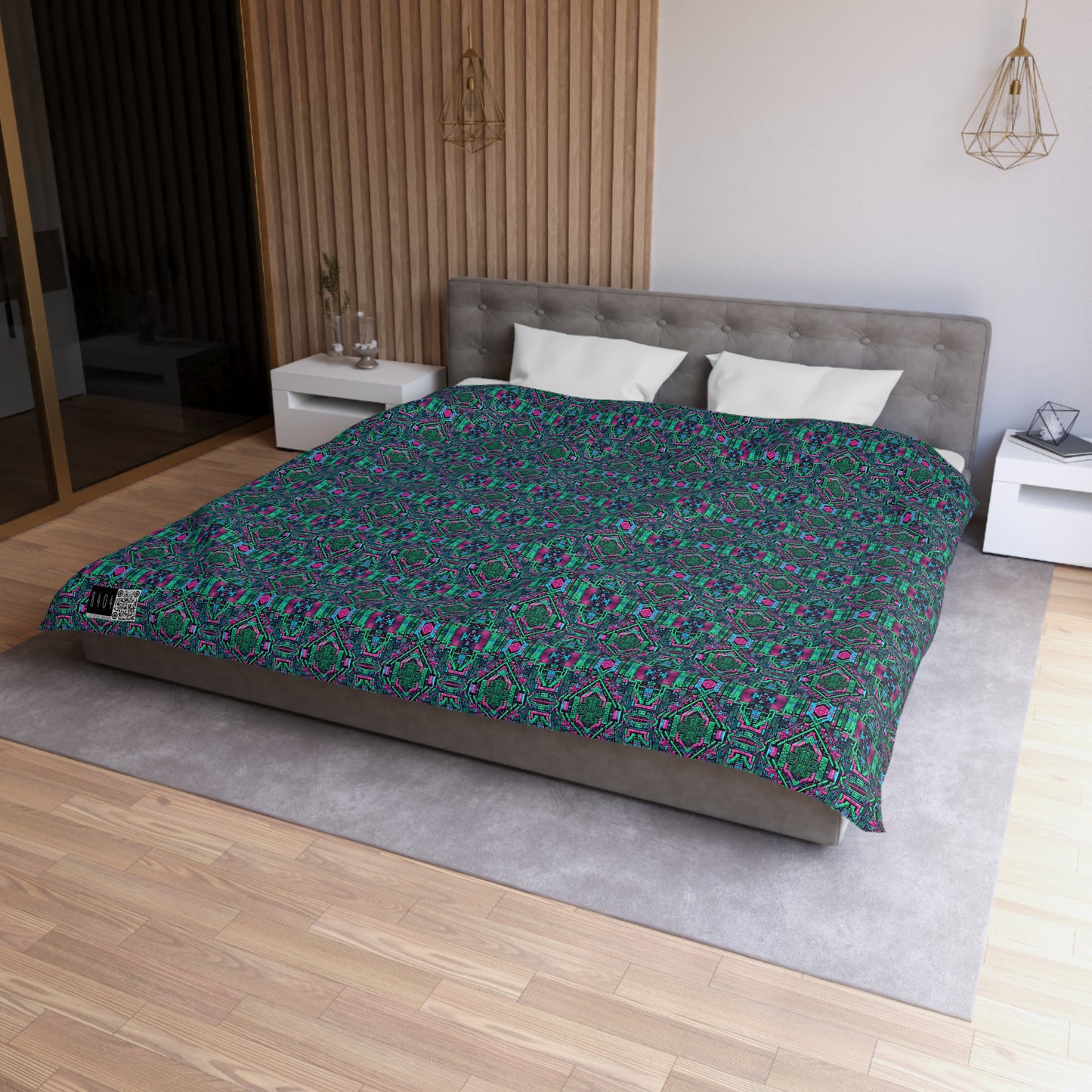 Digital Glitch Vibes Tech-Inspired Streetwear Microfiber Duvet Cover - 8404 Design-71