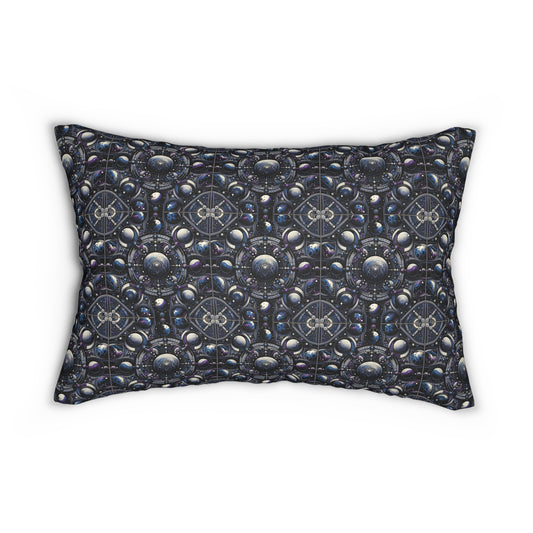 Tech Astronaut Tech-Forward Streetwear Meets Space Exploration Spun Polyester Lumbar Pillow - 8404 Design-46 S