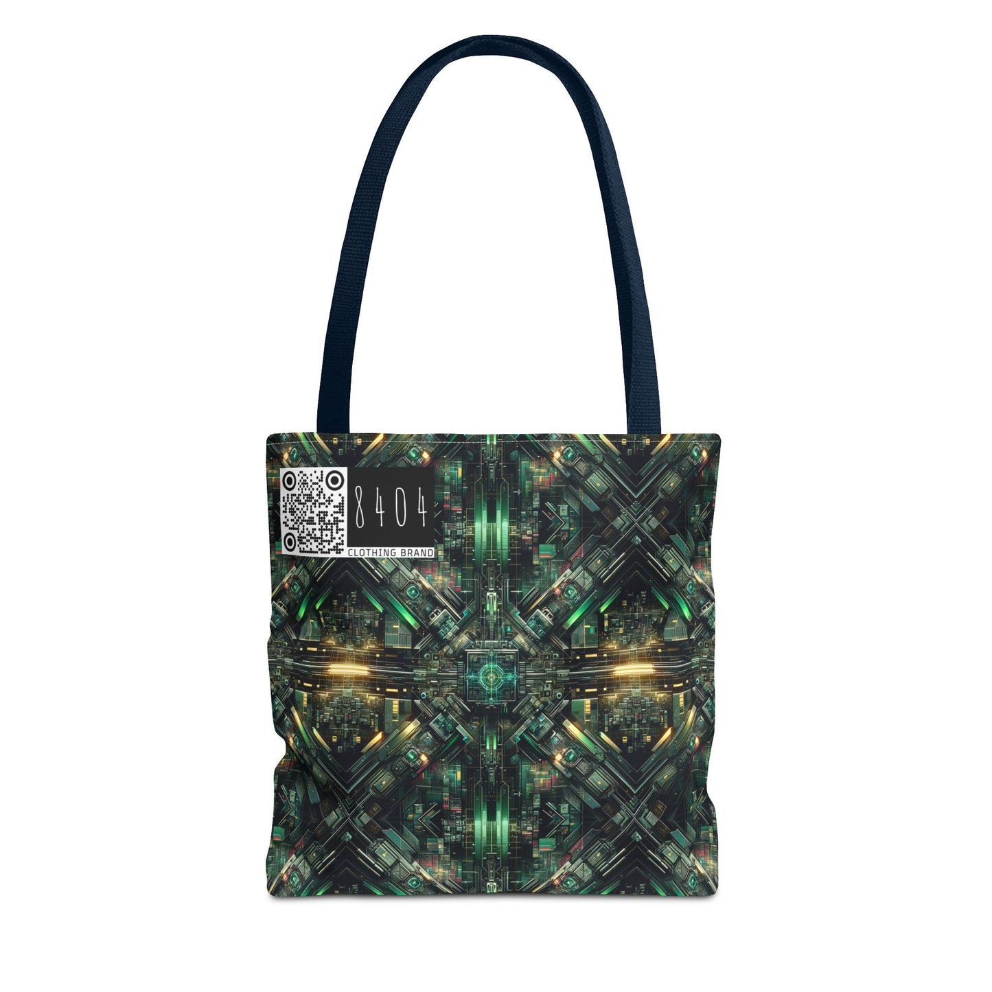 Tech Noir Graphics Tech-Inspired Streetwear Tote Bag - 8404 Design-56