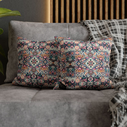 Faux Suede Square Pillowcase - 8404 Design-02