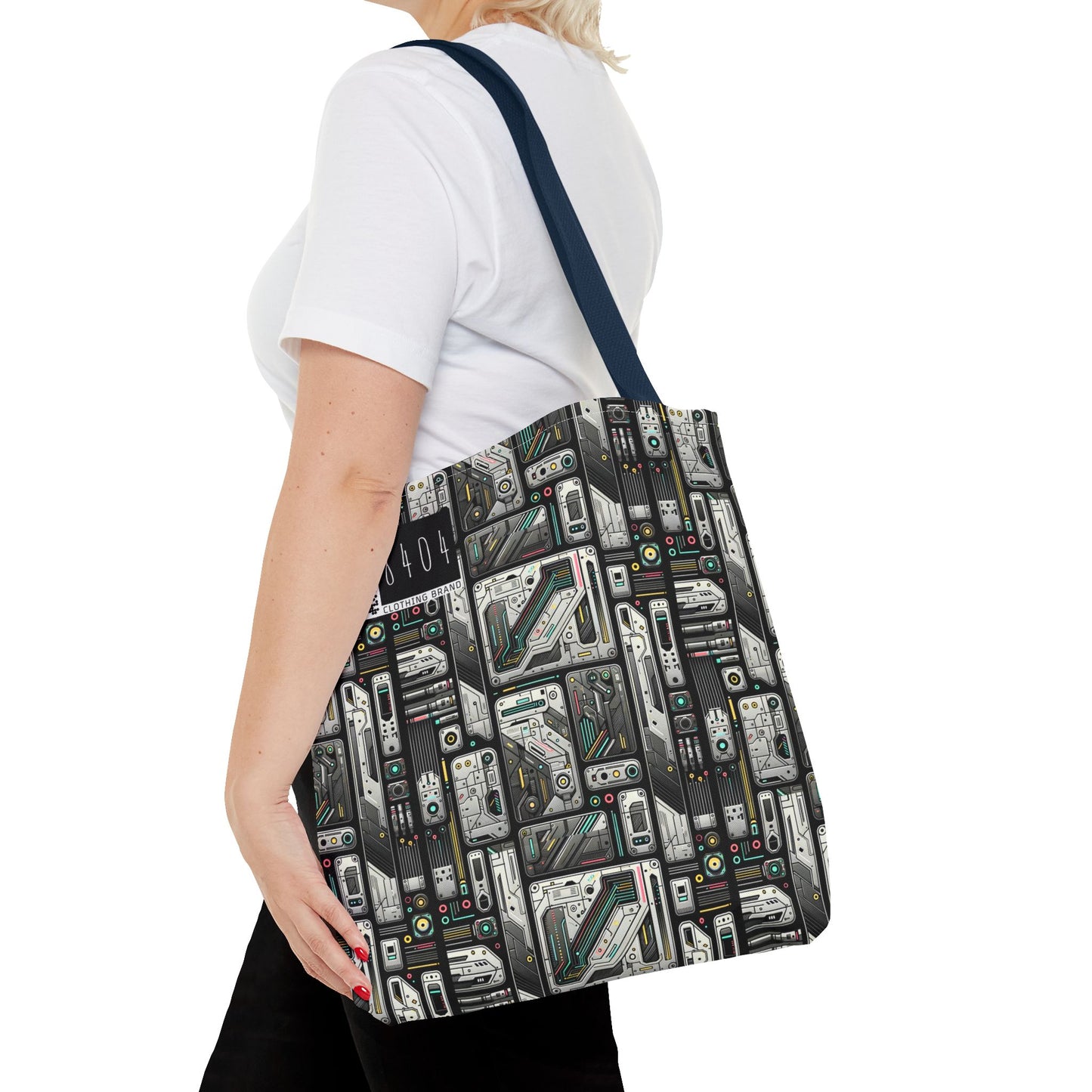 Tech Utility Gear Tech-Forward Minimalism Tote Bag - 8404 Design-45