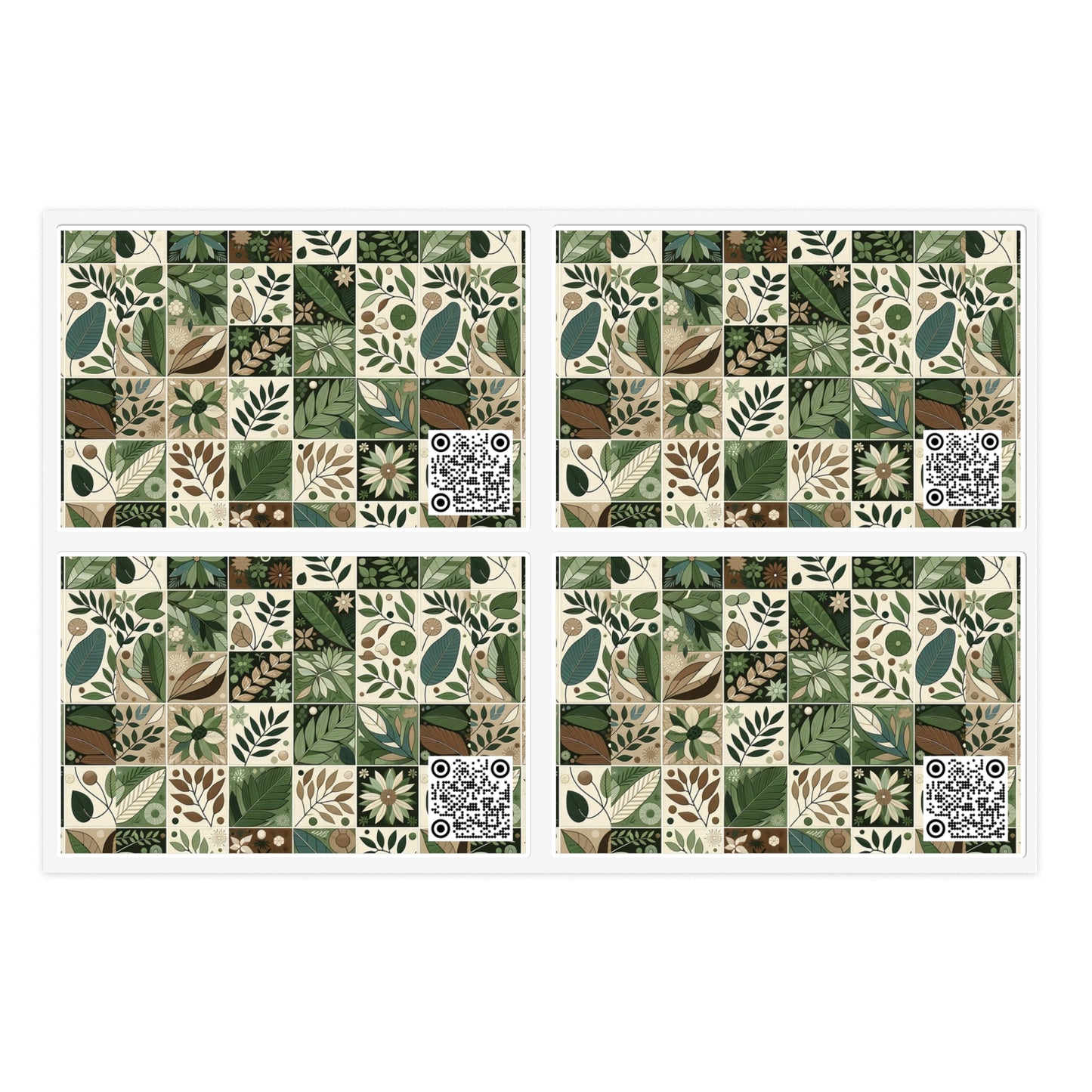 Streetwear Sustainability Environmentally Conscious Streetwear with a Natural Aesthetic Sticker Sheet - 8404 Design-57