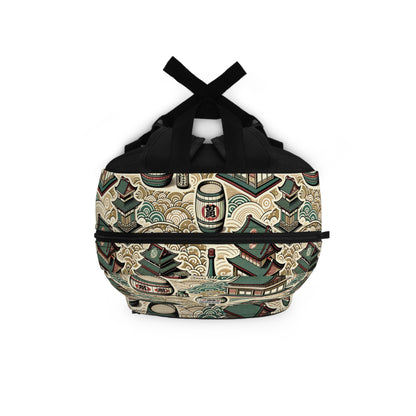 Cultural Artisanal Fusion Contemporary Cultural Elegance Backpack - 8404 Design-68