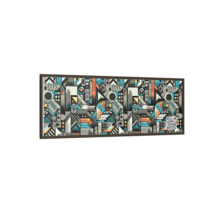 Digital Street Art Urban Street Style Matte Canvas, Framed (multi-color) - 8404 Design-81 B