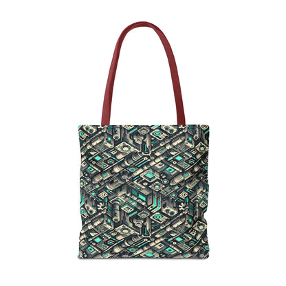 Tech Utility Fusion Modern Tech Streetwear Tote Bag - 8404 Design-49