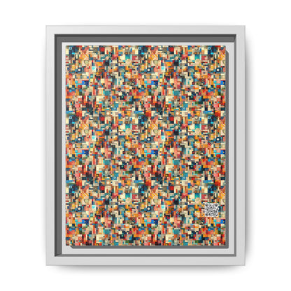 Digital Artistic Expression Artistic Streetwear Matte Canvas, Framed (multi-Color) - 8404 Design-46 B