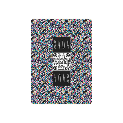 Digital Art Movement Contemporary Digital Poker Playing Cards - 8404 Design-68 S