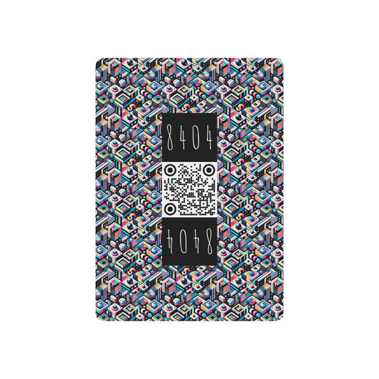 Digital Art Movement Contemporary Digital Poker Playing Cards - 8404 Design-68 S