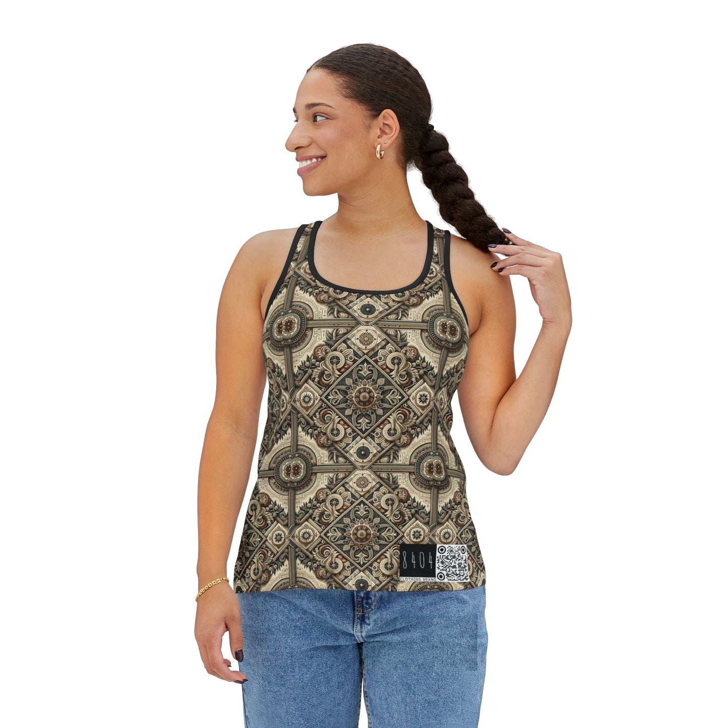 Graphic Workwear Capsule Artisanal Workwear Fusion Women's Tank Top - 8404 Design-61